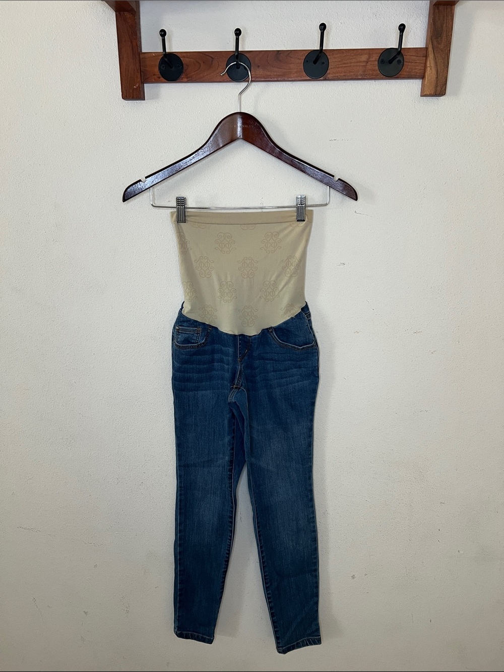 Jessica Simpson Maternity Skinny Jeans Sz XS Petite Casual Dark Blue